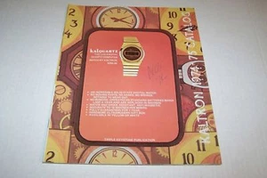 Catálogo Joyería Vintage #188 1974 Kaltron Watch Catálogo - Imagen 1 de 2