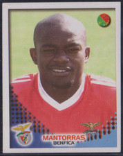 2002-03 Panini Futebol Portugal Stickers #85 Mantorras (Benfica)