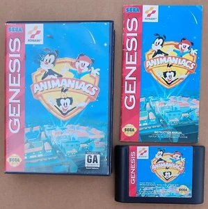 Animaniacs Sega Genesis - Cartridge, Manual and Case - Picture 1 of 1