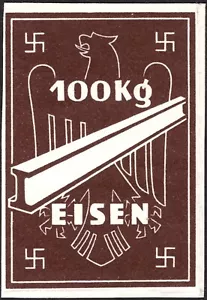 100 kg Eisen 1939-1945 - Germania 3° Reich denaro di emergenza - #D85/4 - Foto 1 di 3