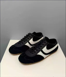 DRIESvan NOTEN Leather Retro Dexun Shoes Lace-up Flat Sneakers Casual Shoes - Picture 1 of 20