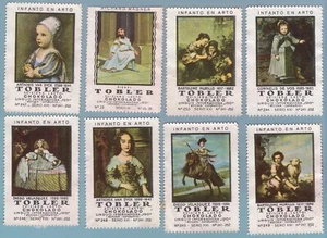TC0201 Trade Cards: Chocolats Tobler Esperanto - 21 Infanten Arto - 8/12 - Bild 1 von 1