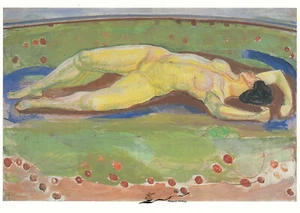 Cartolina artistica / Postcard Art : Ferdinand Hodler - Studio su "Il desiderio" - Foto 1 di 1