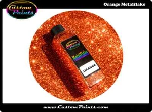 ORANGE Metal Flake 2oz Small - Hex 004, Automotive Hok, plasti dip, HotRod - Picture 1 of 1