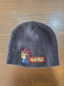 Yu-Gi-Oh Beanie Stocking Cap Black Hat Knit - Picture 1 of 3
