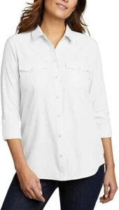 Eddie Bauer Damen Departure Stretch feuchtigkeitsableitend Langarm Oberteil Shirt - Bild 1 von 6