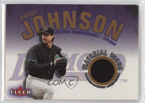 2001 Fleer Genuine Material Issue Randy Johnson HOF