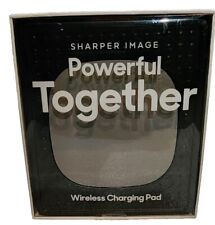 (NEW) Sharper Image Wireless Charging Pad Gray 5W Power