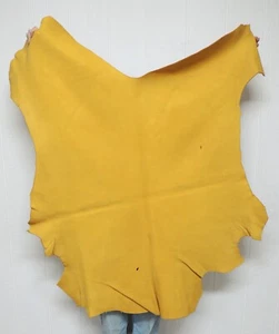 6-8 oz. BUFFALO Calf Leather Hide for Native Crafts Moccasins Buckskins Bags - Picture 1 of 2