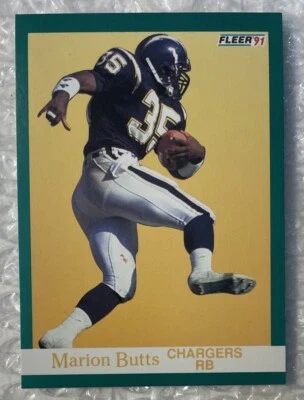 1991 Fleer #171 Marion Butts - Image 1 of 2