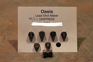 Oasis Lead Shot Maker Tropfer - #8-8,5, 7er Set - ein Loch - Bild 1 von 1