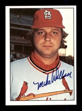 Mike Wallace Autographed 1975 SSPC Card #290 St. Louis Cardinals SKU #204714