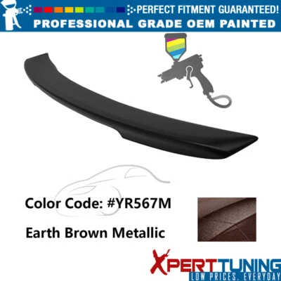 Fits 06-07 Honda Accord OE Style Rear Trunk Spoiler ABS Earth Brown Metallic Foto 1 de 3