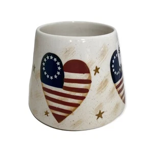 HOME INTERNI HOMCO AMERICANA BARATTOLO CANDELA PARALUME TOPPER CUORI STELLE - Foto 1 di 3