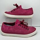 Fitflop Shoes Womens 9 Super T Dark Pink Training Sneaker Suede Lace