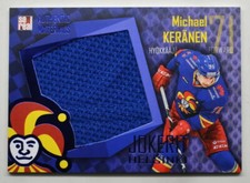 2016-17 KHL Jokerit Helsinki Jersey Card #JOK-JER-028 Michael Keranen 18/70