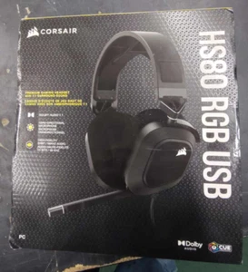 Corsair HS80 RGB Cuffie da gioco USB Premium con suono surround Dolby Audio 7.1 - Foto 1 di 10