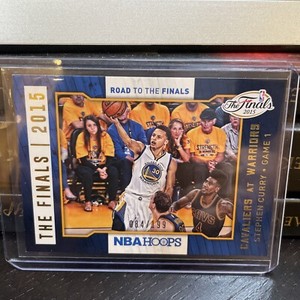 2015-16 Panini NBA Hoops Road to the Finals #76 Stephen Curry /199 - VS