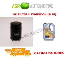 FOR SAAB 9-3 2.3 150 BHP 1998-99 OEM SPEC PETROL OIL FILTER + VL 5W30 ENGINE OIL