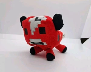 Juguete de peluche Minecraft Mooshroom Baby Red Bull animal vaca Overworld ¡MOJANG! 2014 - Imagen 1 de 9