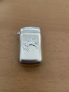 Vintage versilberte Streichhölzer mit Logo Marlboro - Bild 1 von 4