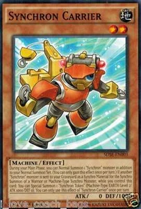 Synchron Carrier 1st SDSE-DE003 X 3 Mint yugioh Karten - Bild 1 von 1