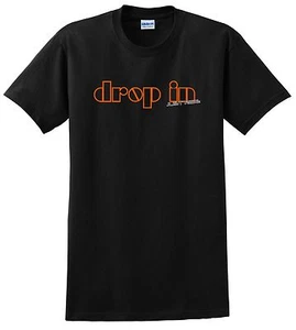 DROP IN JUST RIDE T SHIRT SKATE SURF SNOWBOARD SKI SLED BMX VERT - Picture 1 of 10