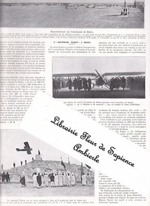 Inauguration de l'aérodrome Thoret à BISKRA (Algérie) coupure de presse 1933 - Foto 1 di 1