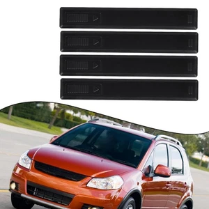 Black ABS Clip Cover For Suzuki SWIFT Roof Rack Bars Set Of 4 78132 68L01 //new - Picture 1 of 13