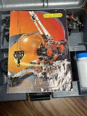 Erector Special Edition 7080 idades 8-15 pouco usado com instruções - Imagem 1 de 3
