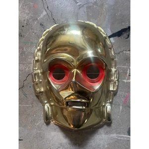 Vintage Retro Mask C3po Halloween, 1970s, Costume, Star Wars - Picture 1 of 4