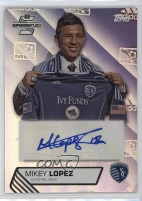 Topps MLS SuperDraft Auto 2013 Mikey Lopez #SDA-ML automático Foto 1 de 2