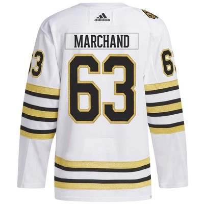 Camiseta Brad Marchand Boston Bruins Adidas Alternate Primegreen Auténtica NHL 44  Foto 1 de 3