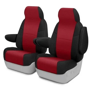 For Nissan Quest 07-09 CR-Grade Neoprene 2nd Row Black & Red Custom Seat Covers - Picture 1 of 12
