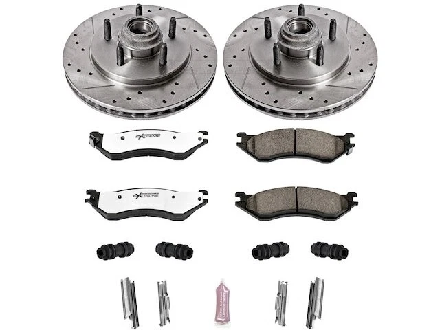 Kit de pastillas de freno delanteras y rotor para Lincoln Navigator 2000-2002 tracción trasera 2001 SB959TJ Foto 1 de 1