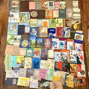 Vintage Lithuanian Books Lot Estate Collection Mixed Ephemera Reference Booklets - Bild 1 von 18