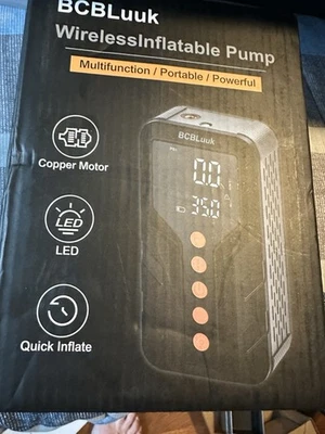 Wireless Inflatable Pump. Multifunction/ Portable/ Powerful - Image 1 of 4