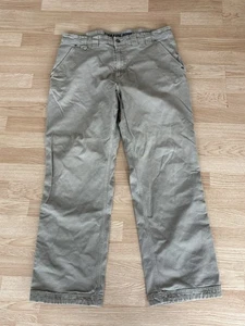 Duluth Trading Herren Flex Fire Hose Relaxed Fit Cargo Arbeitshose 38x32 Khaki Hellbraun - Bild 1 von 5