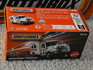 Matchbox International Terrastar #24/125 Paramedic White 2025 Power Grabs - Picture 1 of 2