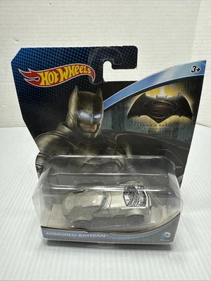 Hot Wheels DC Comics Character Car Armored Batman Die Cast Metal 2015 - Image 1 of 4