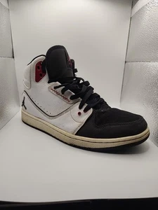 Nike Air Jordan 1 Flight 2 Premium bianche nere rosse 640603 101 da uomo taglia 10 - Foto 1 di 7