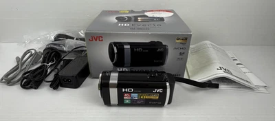 JVC HD Everio Memory Camcorder GZ-HM445 1080p AVCHD Works - Image 1 of 4