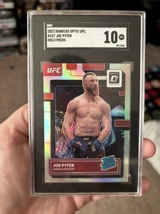 2023 Panini Donruss Optic UFC Rated Rookie #107 Joe Pyfer (RC) GEM MT 10 - Picture 1 of 2