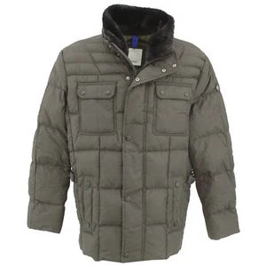 BRAX Herren PEAK Winterjacke Parka Steppjacke Anorak darkgrey grau 26011 - Picture 1 of 6