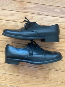Boys Youth Black Bata Classic Oxford Dress Shoes Size 7 - Picture 1 of 7