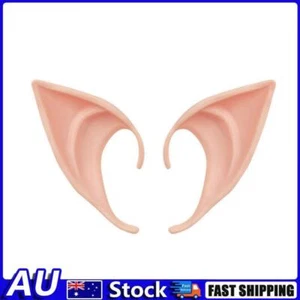 Halloween Latex Elf Ear Simulation Harmless Prop Angel Cosplay Tool (Short) - Picture 1 of 10