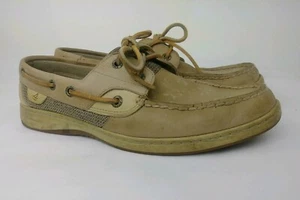 SPERRY TOP - SIDER Leather Boat Shoes Loafer Women’s US Size 8.5 M - Picture 1 of 12
