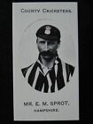 Hampshire MR E.M. SPROT County Cricketers REPRO by Taddy & Co. 1907
