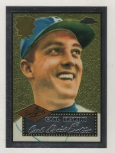 2002 Topps Chrome 1952 Reprints #03 Carl Erskine Brooklyn Dodgers BV$4 Insert - Picture 1 of 1
