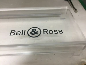 DECORATIVE ACRYLIC WATCH DISPLAY BASE BELL & ROSS - Picture 1 of 11